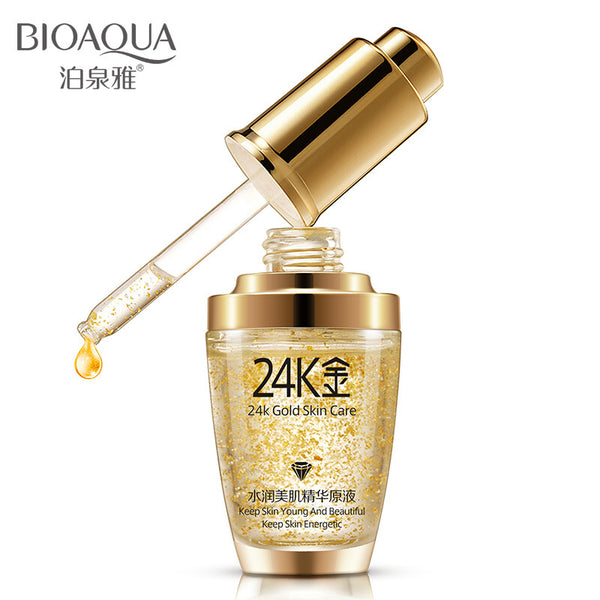 BIOAQUA 24K Gold Face Serum Moisturizer Essence Cream